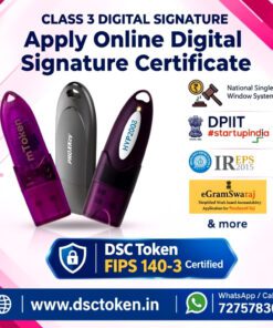 Class 3 Digital Signature Price Individual Signing DSC Token