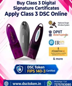Buy Class 3 Digital Signature Certificates & Apply Class 3 DSC Online