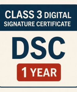 Class 3 Digital Signature Certificate DSC Token Price 1 Year